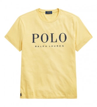 Ralph Lauren Camiseta Custom Slim Fit amarillo