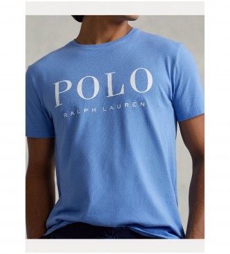 Polo Ralph Lauren T-shirt azul Slim Fit personalizada