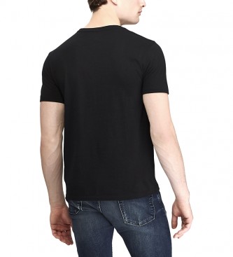 Ralph Lauren T-shirt nera personalizzata in maglia
