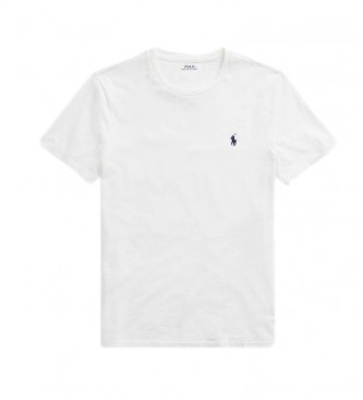 Ralph Lauren T-shirt bianca personalizzata in maglia