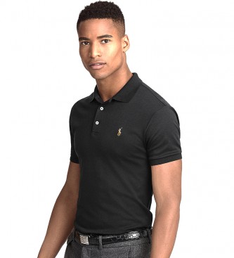 Ralph Lauren Black soft-cut polo shirt 