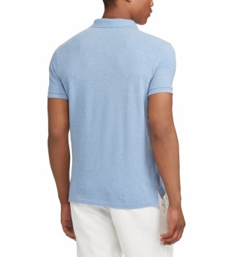 Ralph Lauren Polo blu slim fit personalizzata