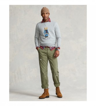 Polo Ralph Lauren Fleece sweatshirt with grey Polo Bear