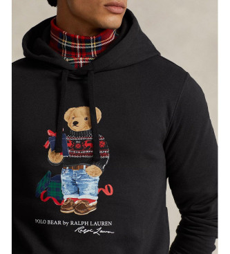 Polo Ralph Lauren Polo Bear flis jopasta majica črna
