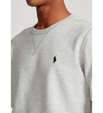 Ralph Lauren Sweat-shirt en tricot double 710675313021 gris