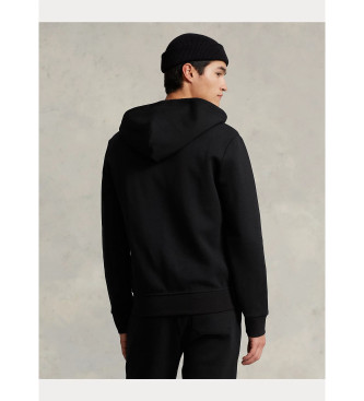 Polo Ralph Lauren Sweat doublement tricot avec fermeture clair noire