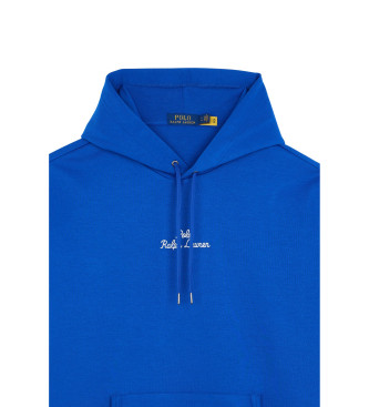 Polo Ralph Lauren Felpa in doppia maglia con logo blu