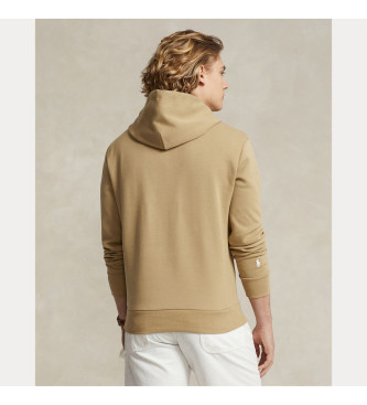 Polo Ralph Lauren Double knitted sweatshirt with beige logo