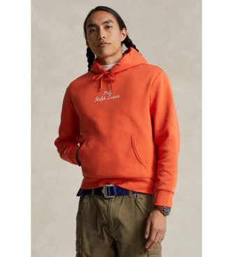 Polo Ralph Lauren Sweat doublement tricot avec logo orange