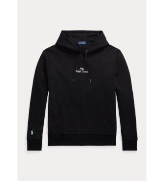 Polo Ralph Lauren Dobbeltstrikket sweatshirt med sort logo