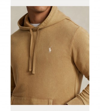 Polo Ralph Lauren Brown hooded terry sweatshirt with hood