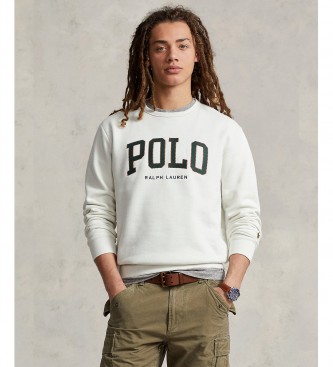 Polo Ralph Lauren Sweatshirt Fleece Logo hvid