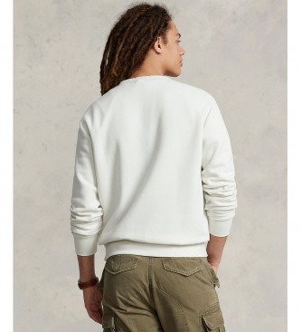 Polo Ralph Lauren Sweatshirt Fleece Logo blanc