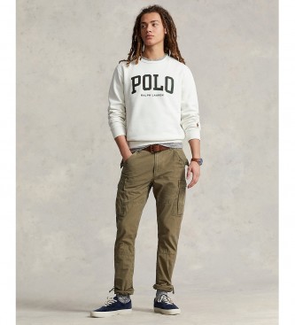 Polo Ralph Lauren Sweater Fleece Logo wit