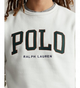 Polo Ralph Lauren Sweatshirt Fleece Logo hvid