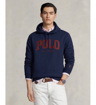 Polo Ralph Lauren Sweatshirt Fleece Logo Hoodie Navy