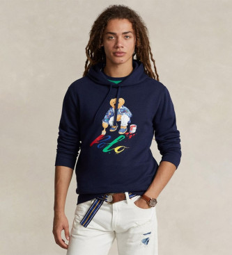 Polo Ralph Lauren Sweatshirt com grfico de ursos da Marinha