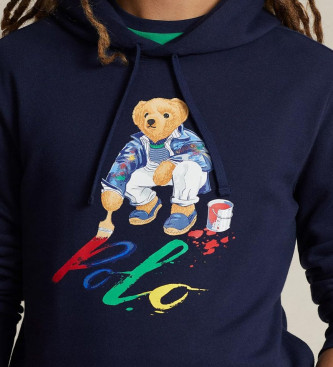 Polo Ralph Lauren Sweatshirt com grfico de ursos da Marinha