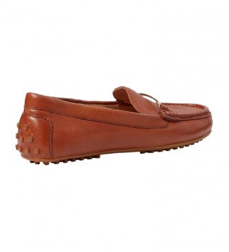 Ralph Lauren Zapatos de piel Driver marrón