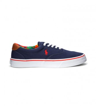 Polo Ralph Lauren Sneakers Thorton in tela blu scuro