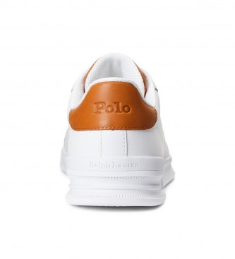 Ralph Lauren Sneaker basic in pelle bianca