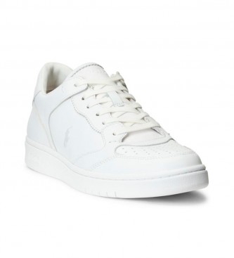 Polo Ralph Lauren Sneaker Court in pelle bianca