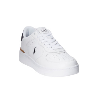 Polo Ralph Lauren Court leather trainers white