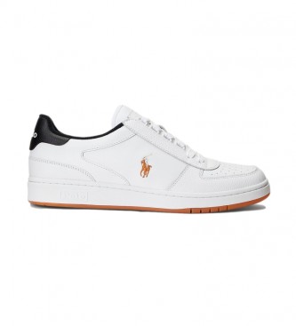 Ralph Lauren Sneaker Court in pelle Bianco