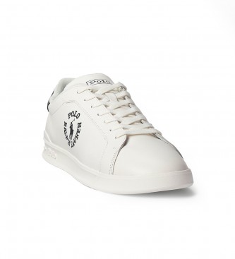 Polo Ralph Lauren Skórzane sneakersy Heritage Court II białe