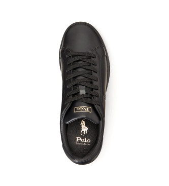Polo Ralph Lauren Heritage Court II usnjeni čevlji črni