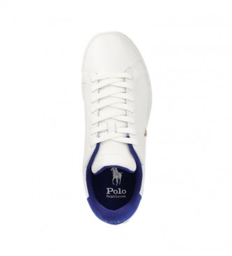 Polo Ralph Lauren HRT CT II white leather shoes