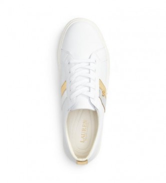 Ralph Lauren Janson II white leather sneakers
