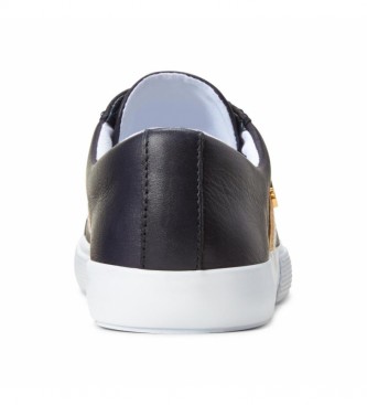 Ralph Lauren Janson II navy leather sneakers
