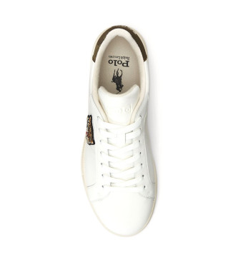Polo Ralph Lauren Low Top Leather Sneakers white