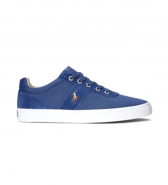 Polo Ralph Lauren Navy leather trainers