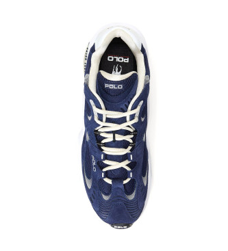 Polo Ralph Lauren Scarpe da ginnastica moderne Trainer 100 in pelle blu scuro