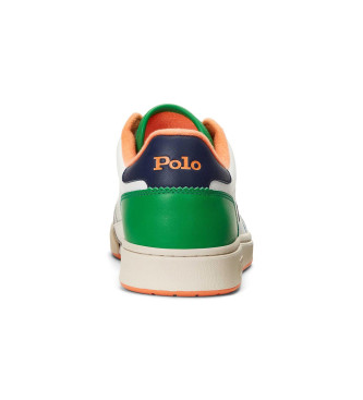 Polo Ralph Lauren Polo Court Leren Sneakers Wit