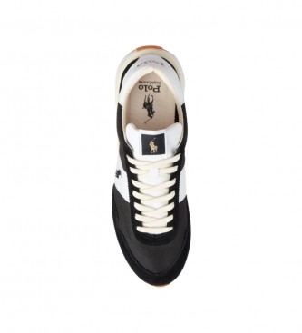 Ralph Lauren Sneakers Train 89 in pelle nera