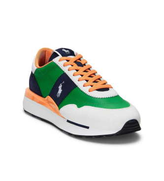 Polo Ralph Lauren Sneaker Train 89 in pelle verde