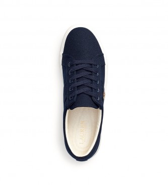 Polo Ralph Lauren Sneakers Janson II in tela blu navy