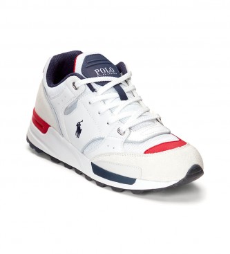 Ralph Lauren Trackster 200 leather sneakers white