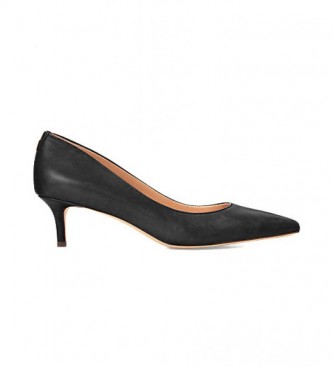 Ralph Lauren Zapatos de salón de piel Adrienne negro - Altura tacón 5cm -