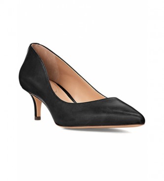 Ralph Lauren Zapatos de salón de piel Adrienne negro - Altura tacón 5cm -