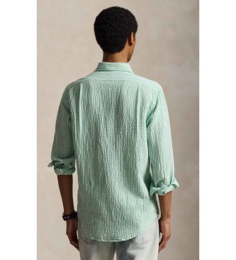 Polo Ralph Lauren Chemise sirsaca � rayures vertes sur mesure