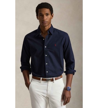 Polo Ralph Lauren Chemise slim en oxford teint�e marine