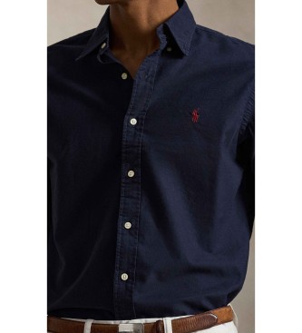 Polo Ralph Lauren Chemise slim en oxford teint�e marine