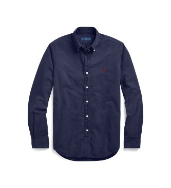 Polo Ralph Lauren Chemise slim en oxford teint�e marine