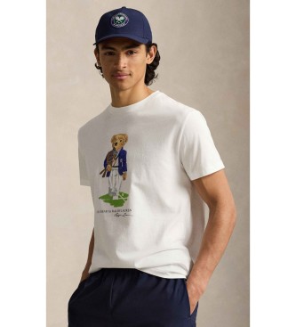 Polo Ralph Lauren Wimbledon T-shirt with white Polo Bear