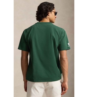 Polo Ralph Lauren Wimbledon T-Shirt mit Grafik Big Fit grün