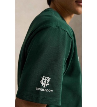 Polo Ralph Lauren Wimbledon T-Shirt mit Grafik Big Fit grün